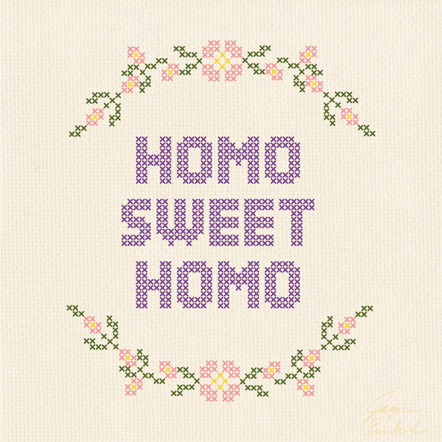 Homo Sweet Homo Art Print